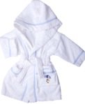 Personalised Bathrobe Blue 12-18 Months Baby Gift. Other sizes available.
