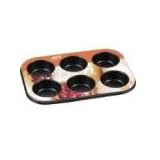 Bakeware 6 Cup Muffin Pan 10.5 X 7.5 X 1.25 (pack Of 36) Pack of 36 pcs by Bakeware