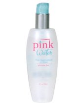 Pink Water - Water Based Lubricant for Women 3.3 oz Pump Bottle