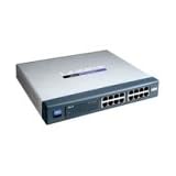 Linksys 16-Port 10/100 Switch SR216 - Switch - 16 ports - EN, Fast EN - 10Base-T, 100Base-TX external
