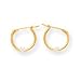 14k CZ Hoop Childrens Earrings