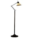 60 Inch H Prairie Mission Adjustable Floor Lamp Floor Lamps