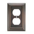 Architectural Single Duplex Wall Plate- Set of 2