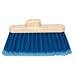 Carlisle 3685314 Flo-Pac Wide Duo Sweep Flagged Warehouse Broom Head, Polypropylene Bristles, 4" Trim x 13" Width Bristle, 7" Overall Length, Blue