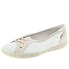 ECCO Summer Zone Petite Tie | Women's Flat Shoes White / White