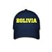 BOLIVIA - Country-series - Blue Baseball Cap / Hat One Size Fits Most