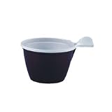 Produkt-Bild: Espressotassen, PS 0,1 l &Oslash; 6,5 cm 4,5 cm braun/weiss Menge: 50 St Einwegbecher, Kaffeebecher, Party-Trinkbecher, ToGo-Becher