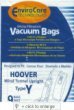 Hoover WindTunnel Upright Type Y Vacuum Bags Microfiltration with Closure and Dust Window - 9 Pack