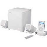 2.0 Portable Audio Docking System for iPod - White