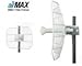 Ubiquiti AG-2G16-HP AirGrid M2-HP 16dBi Grid 2.4GHz 24vdc POE