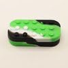 Multi compartment Silicone Concentrate Container Non stick Large Lego Oil Wax Cream Jar Dab 6+1 7 In 1 Solid And Multi colors (Green White Black)