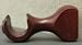 Round Support Center Bracket in a rich Mahogany finish for a 1-3/8" dowel rod [CAPITOL CITY LUMBER]