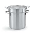 Double Boilers - Loop Handles - 11 Qt. Inset - 12-1/2 Qt. Body - Cover Included - Vollrath - 77110