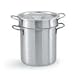 Double Boilers - Loop Handles - 11 Qt. Inset - 12-1/2 Qt. Body - Cover Included - Vollrath - 77110