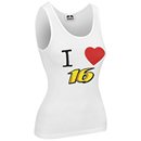 I Heart #16 Greg Biffle White Tank