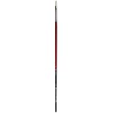 da Vinci Hog Bristle Series 7423 Maestro 2 Artist Paint Brush, Filbert Medium-Length with Red Handle, Size 6