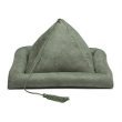 Review Hog Wild  / Peeramid Bookrest Pillow Sage Green Solid