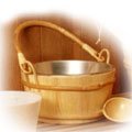 Sauna Accessories - Wooden Pail and Bucket Liner ACCES-FIN-108S