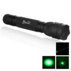50mw 532nm Flashlight Style Green Laser Pointer WF 502C (2 x CR123AIncluded)