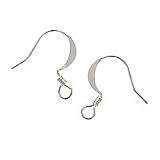 Silver Plated Fishhooks Earring Hooks (50)
