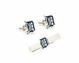 Detroit Tigers Cuff Links and Tie Bar Gift Set