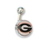 Georgia Bulldogs Navel Ring NCAA College Athletics Fan Shop Sports Team Merchandise