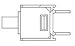 TE CONNECTIVITY / ALCOSWITCH PMS9P1B08M2RE PUSHBUTTON SWITCH, SPST, 20V (1 piece)