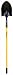 ACE Hardware-TRUPER GARDEN TOOL 33400PRL-FP-ACE FIBERGLASS LONG HANDLE ROUND POINT SHOVEL 47" (Pack of 6)