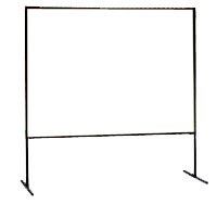 Kimberly-Clark Professional 36336 Single-Panel Stur-D-Screen, Frame Only, 6' x 6', Black