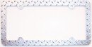 Diamond Plate License Plate Frame (Chrome)