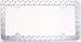 Diamond Plate License Plate Frame (Chrome)