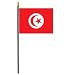 Tunisia miniature flag