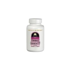 Source Naturals Chromemate Chromium Gtf Yeast Free, 60 Tabs, 200 Mcg