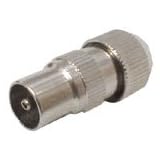 MA13BL1 Nickel plated precision coaxial plug - 1 per blister