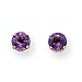 14k Amethyst Earrings - February Birthstone