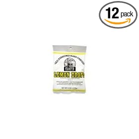 Claey's Lemon Drops, 6-Ounce Packages (Pack of 12)