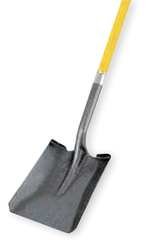 Westward 3YU83 Sq Point Shovel, 48 In Straight Handle