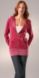 JUICY COUTURE Velour - Juicy Couture Velour Long Dolman Hoodie ENGLISH ROSE Pink (New Arrival)