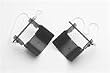 Steel Jump Cups w- Black Pins - Black - One