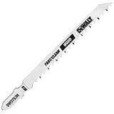 DeWalt DW3753H 4-Inch 6 TPI Fast Clean Cut Wood High Carbon Steel T-Shank Jig Saw Blade, 5-Pack