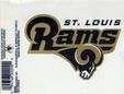 St. Louis Rams Window Cling Decal