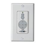 Minka-Aire WC212, Wall 3-Speed Fan Forward / Reverse & Up/Down Light Dimmer, White & Ivory