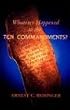 Whatever Happened to the 10 Commandments?