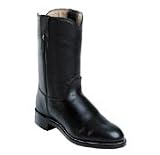 Justin Men's 10 Roper Boots - Black
