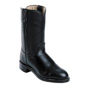 Justin Men's 10 Roper Boots - Black