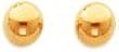 14K Yellow Gold Ball Screwback Earrings Jewelry New |A