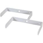 EV S-40MBW Wall/Ceiling U-Bracket Pair White For S-40