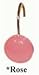 Color Rounds Shower Hooks Set of 12 - Rose