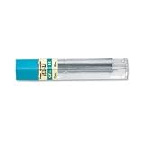 Pentel(R) Super Hi-Polymer(R) Leads, 0.7 mm, H, Medium, Black, Tube Of 12
