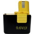 Panasonic EY9182B Ironman 9.6-Volt 1.7 Amp Hour NiCad Short Stem Pod Style Battery